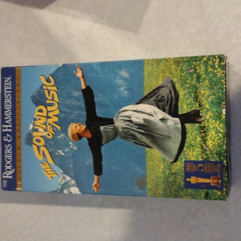 The Sound of Music Two parts VHS movie.